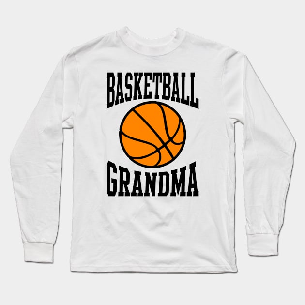 Basketball Grandma Long Sleeve T-Shirt by PeppermintClover